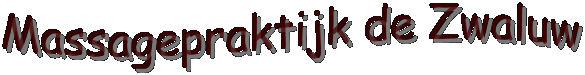 Massagepraktijk de Zwaluw